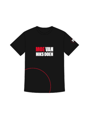 MaxFun kids t-shirt Moe van Niks doen verkrijgbaar via de webshop