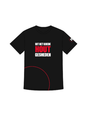 MaxFun kids t-shirt Uit het goede hout gesneden verkrijgbaar via de webshop