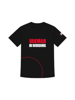MaxFun kids t-shirt Vakman in wording verkrijgbaar via de webshop
