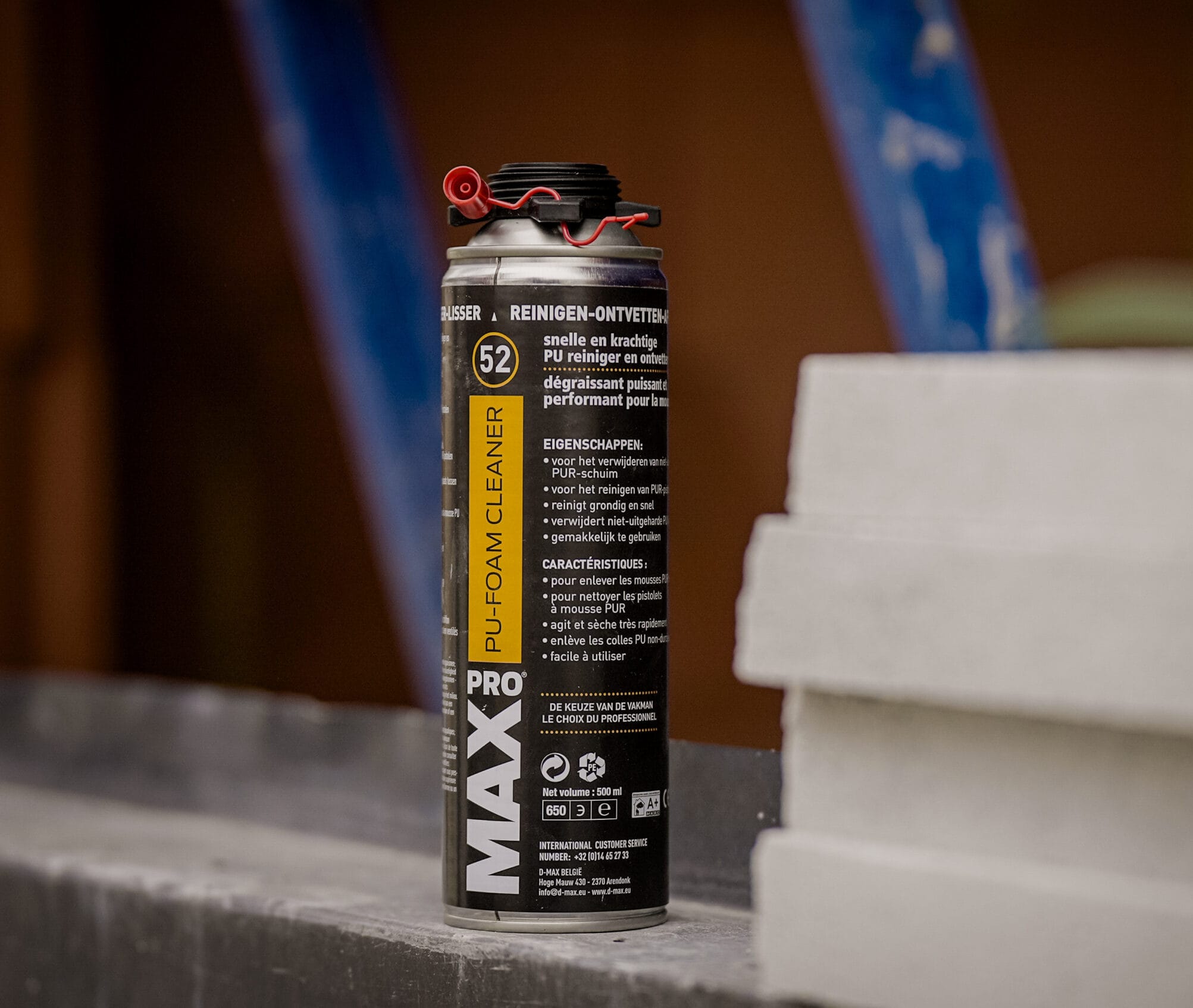 MaxPro 52 PU-Foam Cleaner in actie op de werf